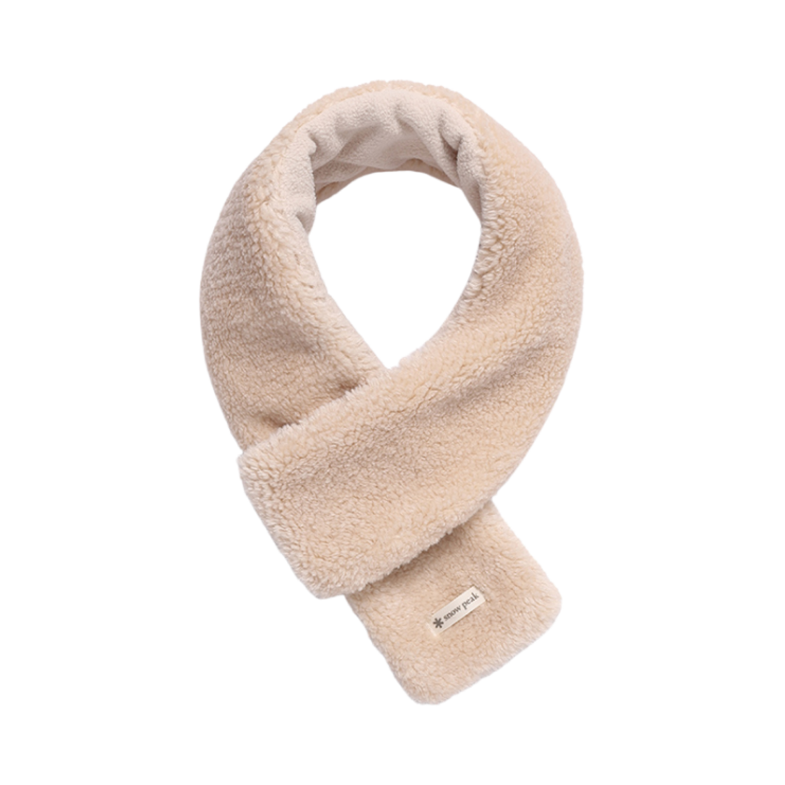 S24WWFWA02LE Snow Peak Boafleece Muffler Light Beige