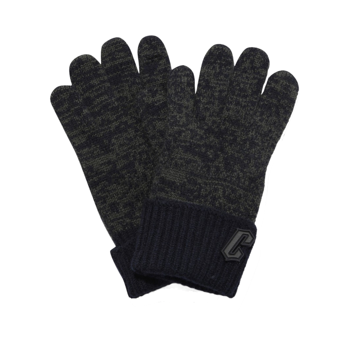 커스텀멜로우 캐시미어 블렌디드 니트 글러브 그린(Customellow Cashmere Blended Knit Gloves  Green) - 1