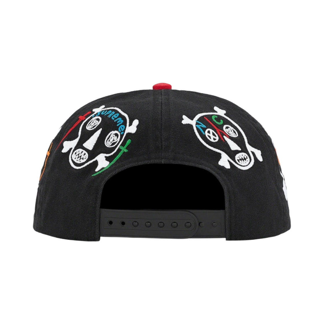 슈프림 x 클레이튼 패터슨 스컬스 5-패널 캡 블랙 - 21SS(Supreme x Clayton Patterson Skulls 5-Panel Black - 21SS) - 3