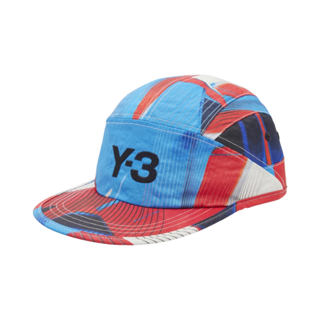 Y-3 올오버 프린트 러닝 캡 세미 솔라 레드 블루 러쉬(Y-3 Allover-Print Running Cap Semi Solar Red Blue Rush) - 1