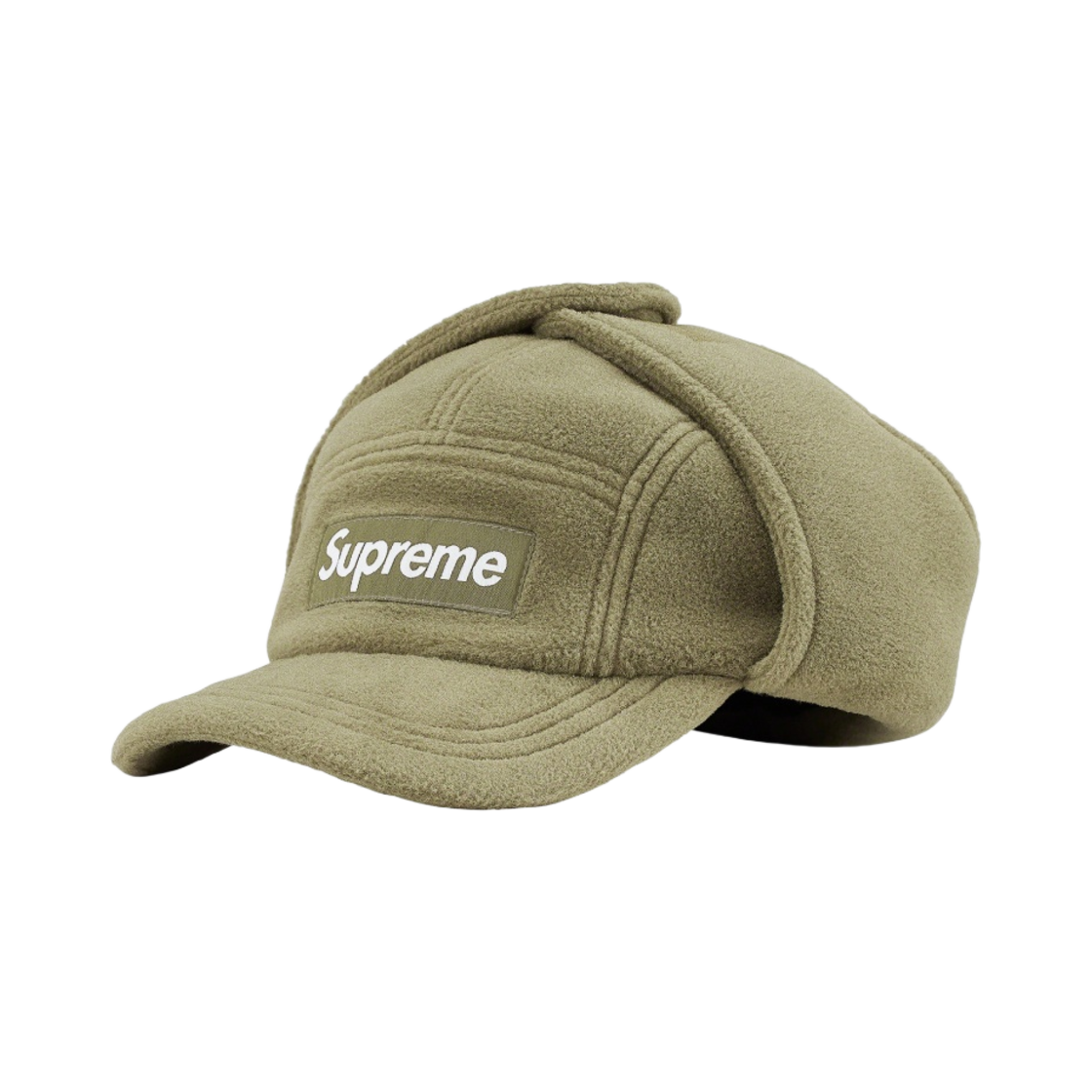 슈프림 폴라텍 이어플랩 캠프캡 라이트 올리브 - 21FW