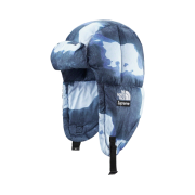 Supreme x The North Face Bleached Denim Print Nuptse Trooper Indigo - 21FW