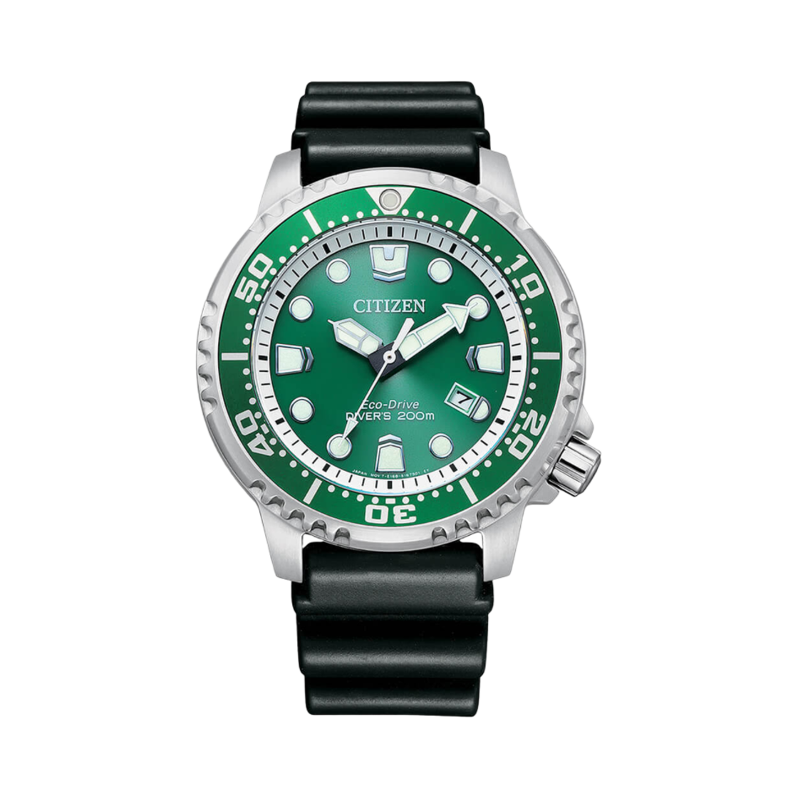 BN0158-18X Citizen Promaster Marine Eco-Drive 44mm Stainless Steel Green Aluminium Silver Black