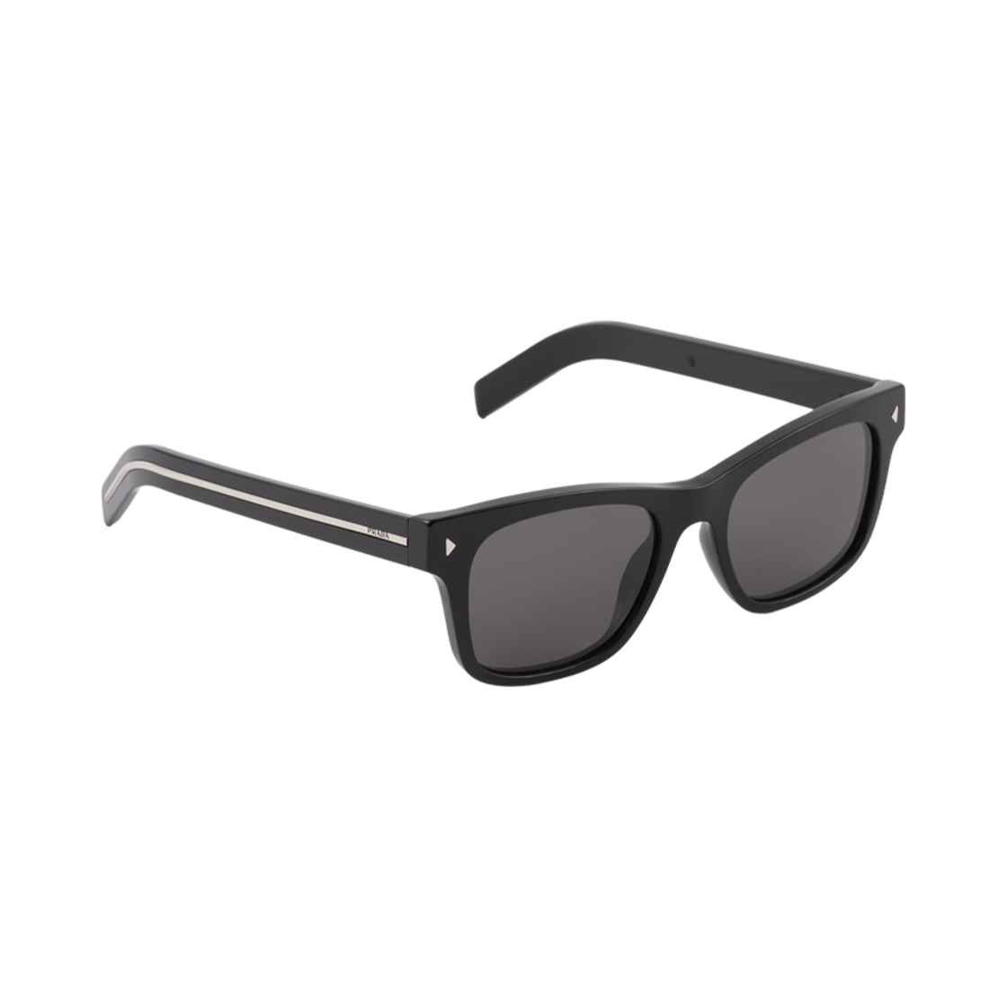 프라다 선글라스 아이코닉 메탈 플라크 렌즈 아르데시아 크리스트(Prada Sunglasses with Iconic Metal Plaque Lenses Ardesia Crist)