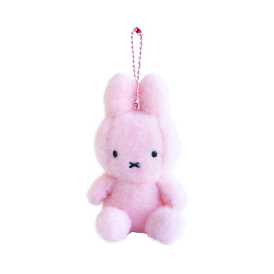 2999-100 Many a Little Miffy Sitting Creamy Key Ring 8Cm Pink