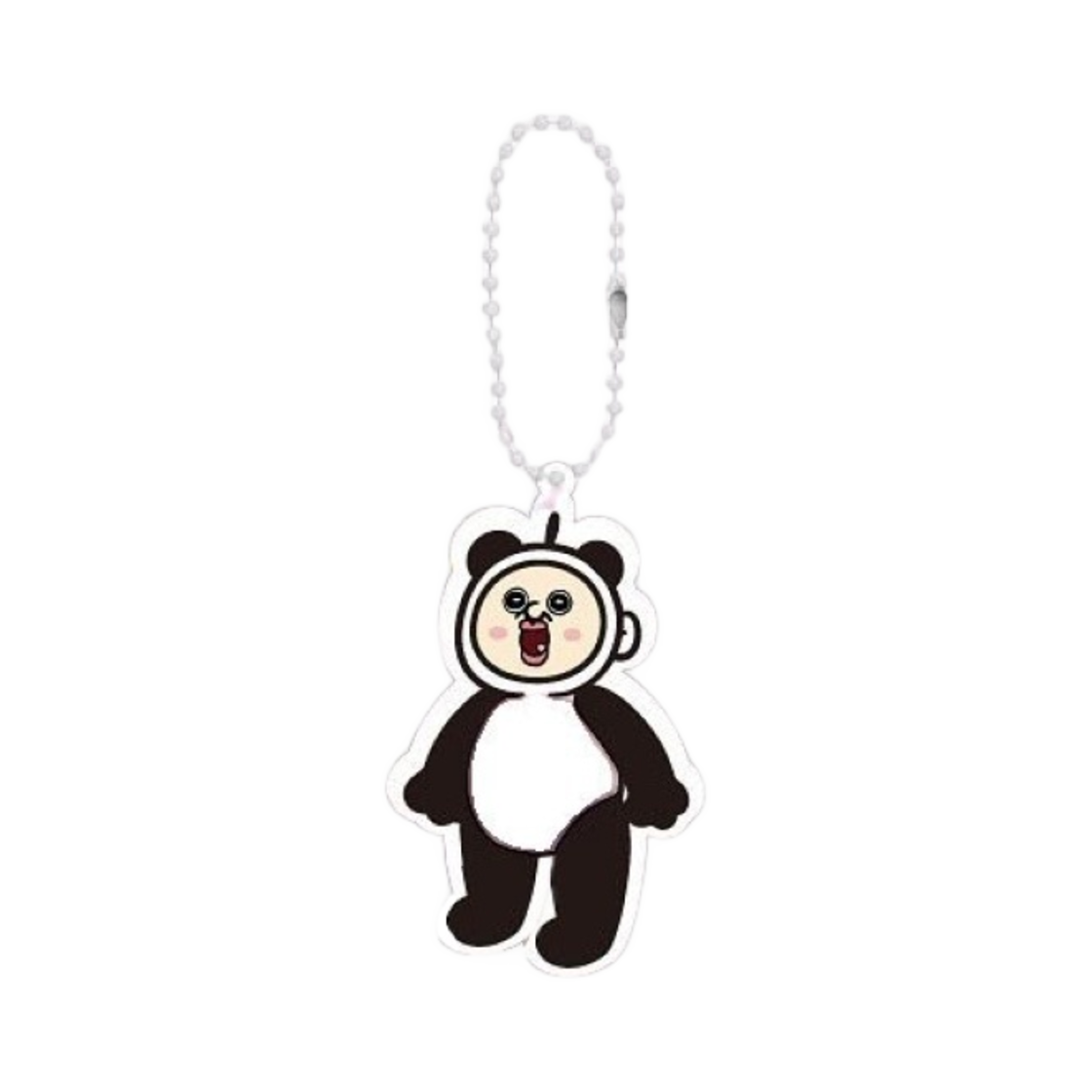 빵빵이 판다 옷입히기 아크릴 키링(Bbangbbang Panda Dress Up Acrylic Keyring)