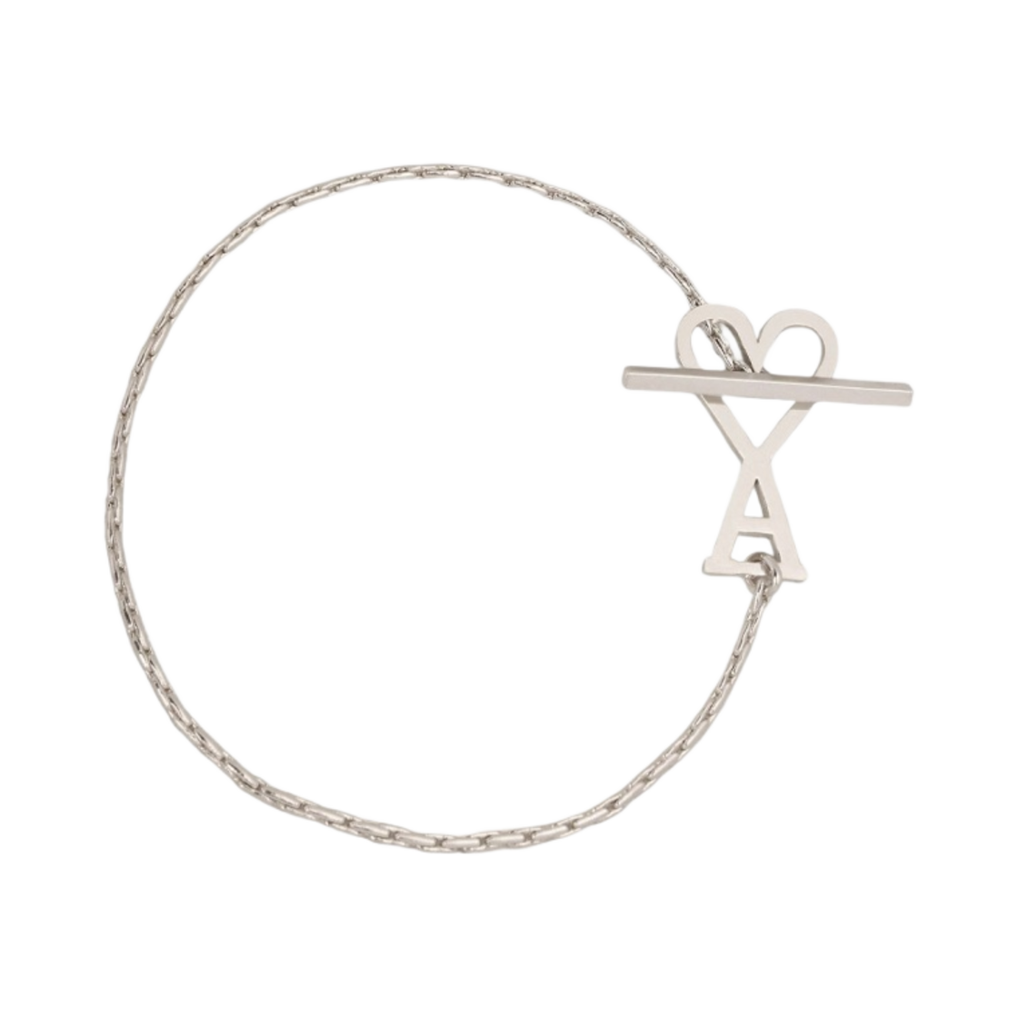 아미 하트 로고 체인 브레이슬릿 실버(AMI de Coeur Chain Bracelet Silver)