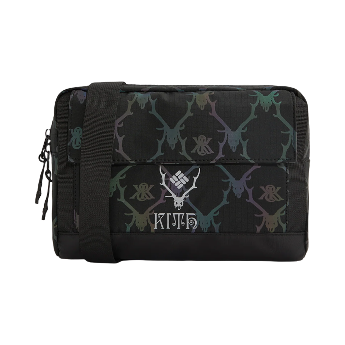키스 x 사우스2 웨스트8 x 컬럼비아 립스탑 나일론 힙 백 블랙(Kith x South2 West8 x Columbia Ripstop Nylon Hip Bag Black)