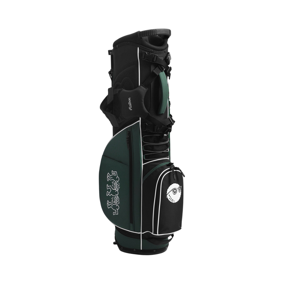 - Malbon Golf x Keith Haring Performance Golf Bag Black