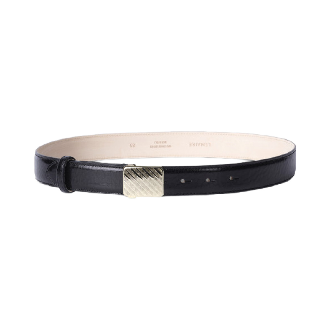 AC1104-LL0055-BK999 Lemaire Military Belt Leather Black