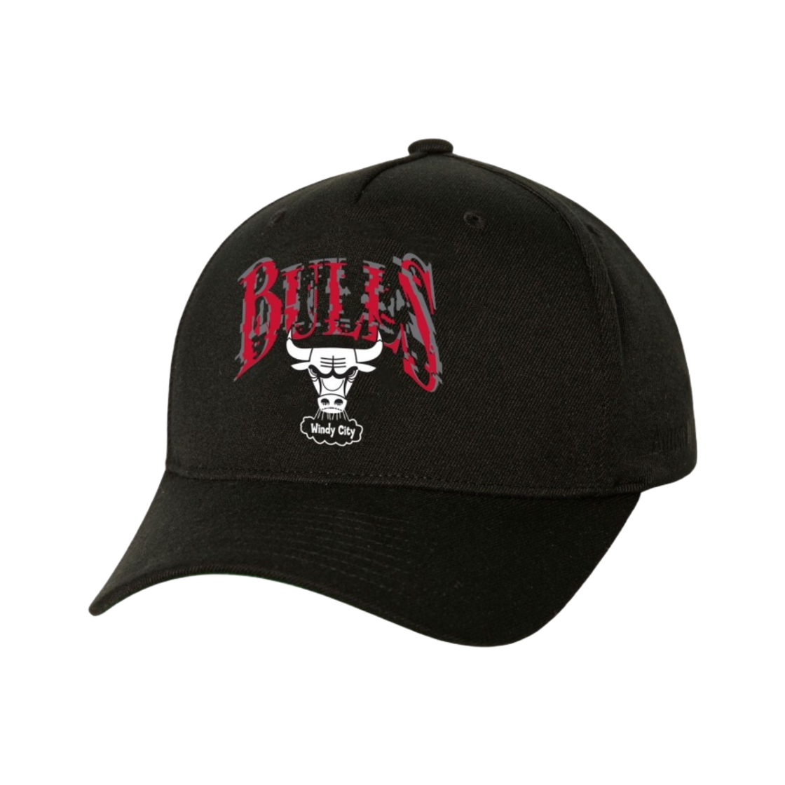 미첼앤네스 x 슈가 글리치 스트레치 스냅백 시카고 불스 블랙(Mitchell & Ness x Suga Glitch Stretch Snapback Chicago Bulls Black)