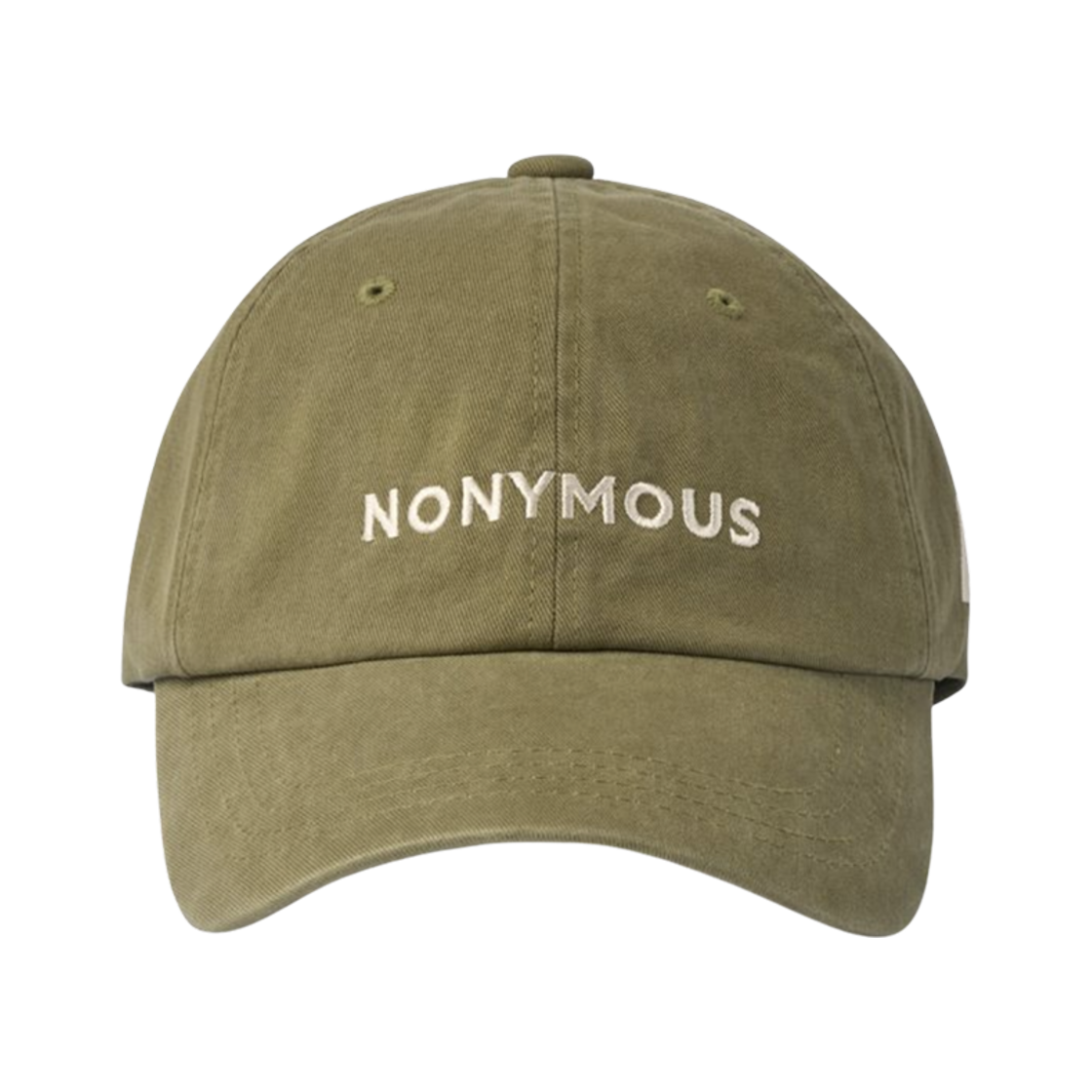 나니머스에이에이 아이코닉 피치드 캡 카키(Nonymous Aa Iconic Peached Cap Khaki)