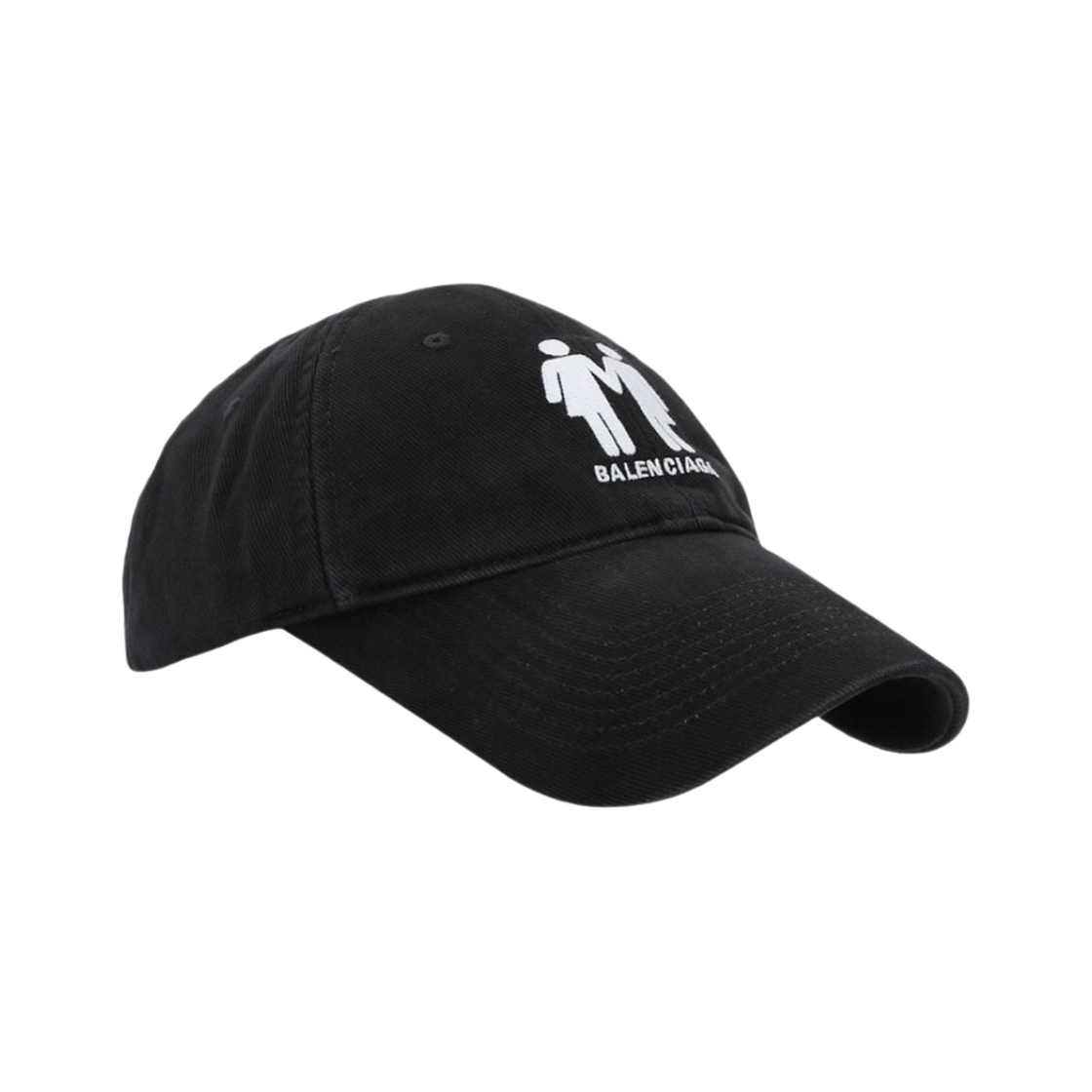 발렌시아가 프라이드 22 드릴 베이스볼 캡 블랙(Balenciaga Pride 22 Drill Baseball Cap Black) - 2