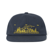 Millo Archive Scenary Embroidery Flat Cap Navy