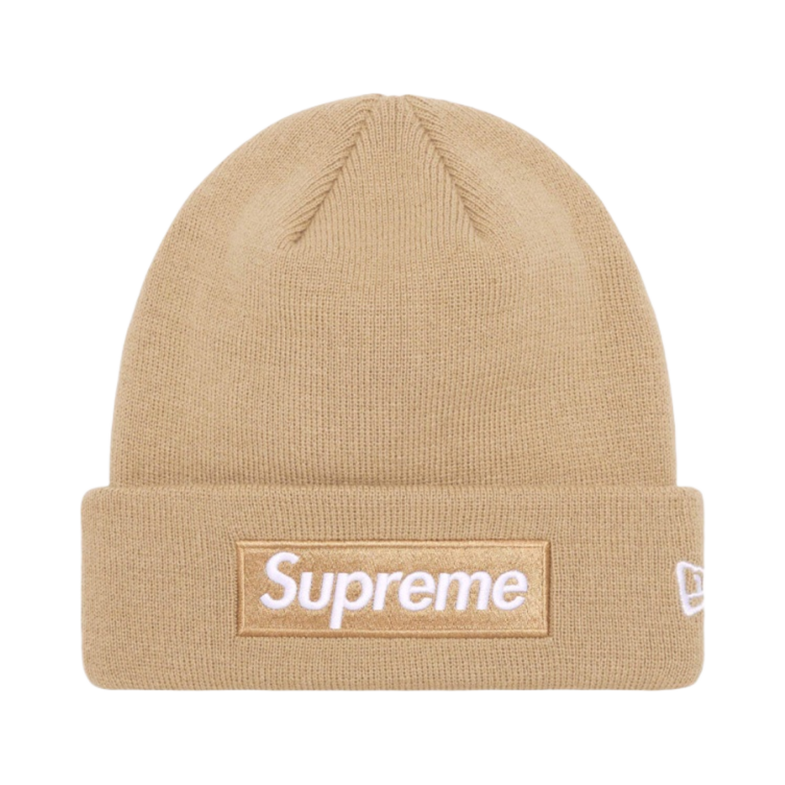 슈프림 뉴에라 박스로고 비니 다크 샌드 - 23FW