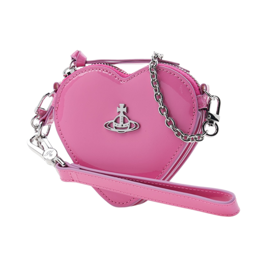 Vivienne Westwood Heart Wristlet Pink