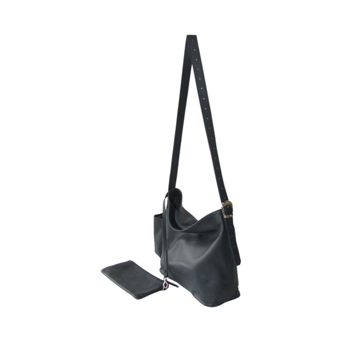 QR0009 Paloma Wool Mini Camp Nou Leather Bag Navy