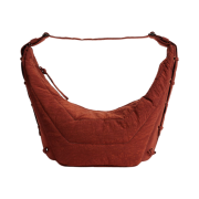 Lemaire Wr Nylon Canvas Medium Soft Game Bag Cherry Mahogany