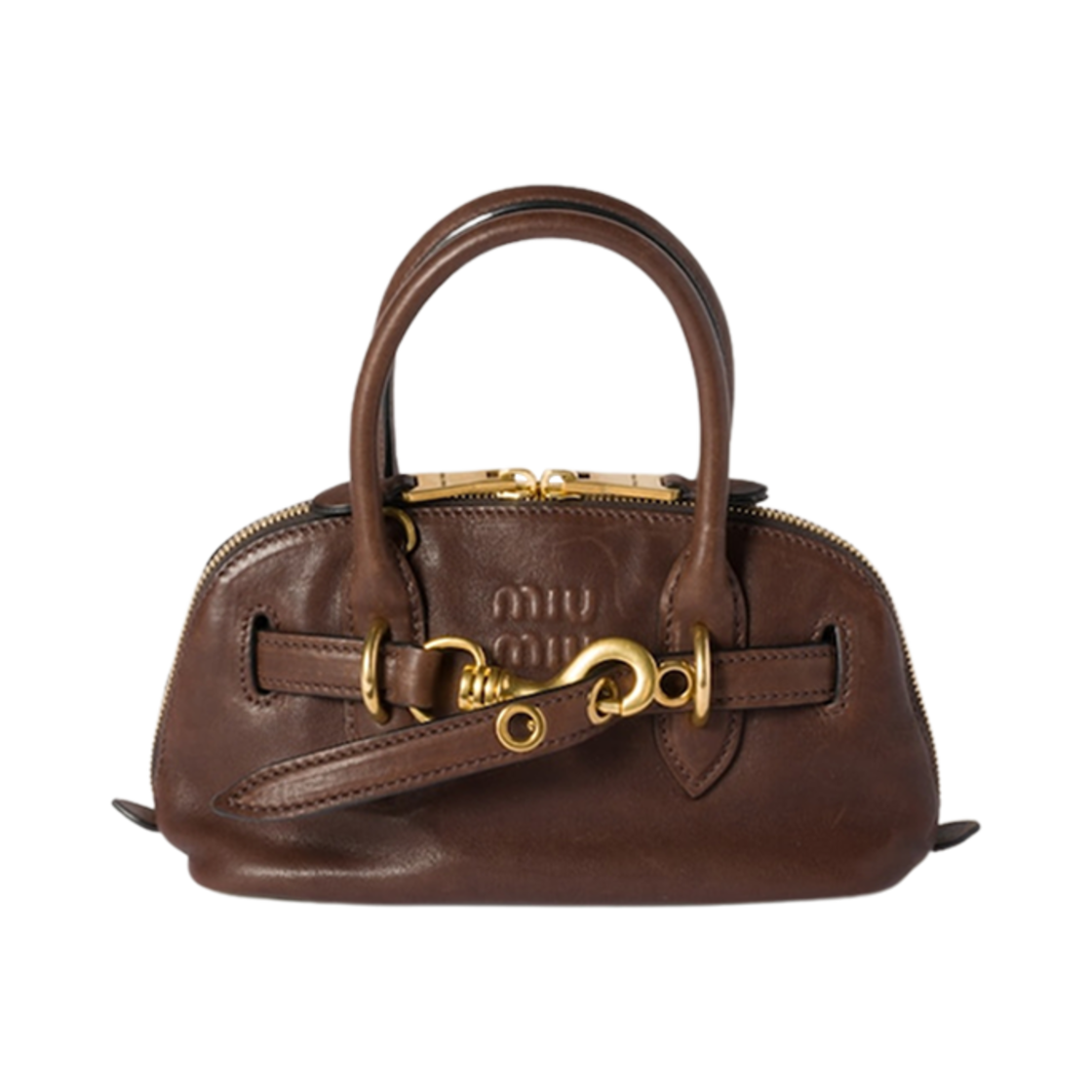 미우 미우 아벙츄어 미니 나파 레더 백 브라이어우드(Miu Miu Aventure Mini Nappa Leather Bag Briarwood)