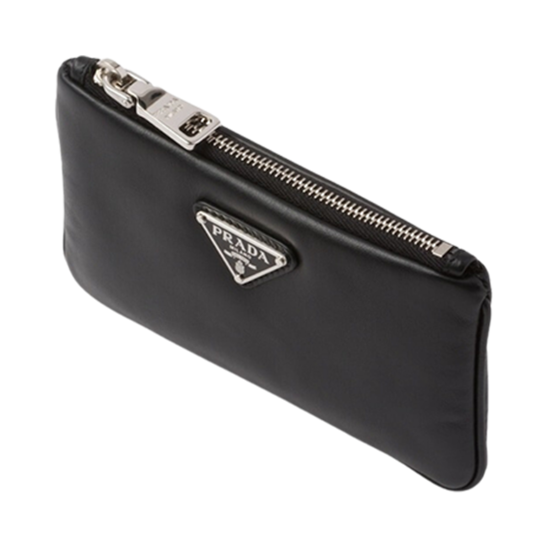 프라다 레더 파우치 블랙(Prada Leather Pouch Black) - 2