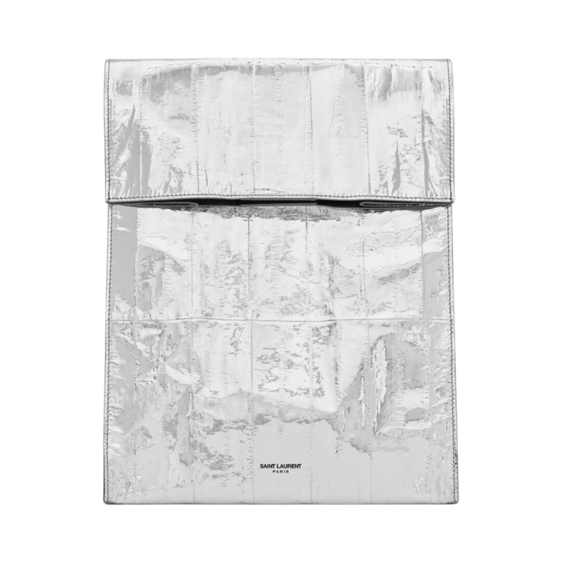 생로랑 일 파리 델리 페이퍼백 메탈 실버(Saint Laurent Paris Deli Paper Bag in Ell Metal Silver) - 1