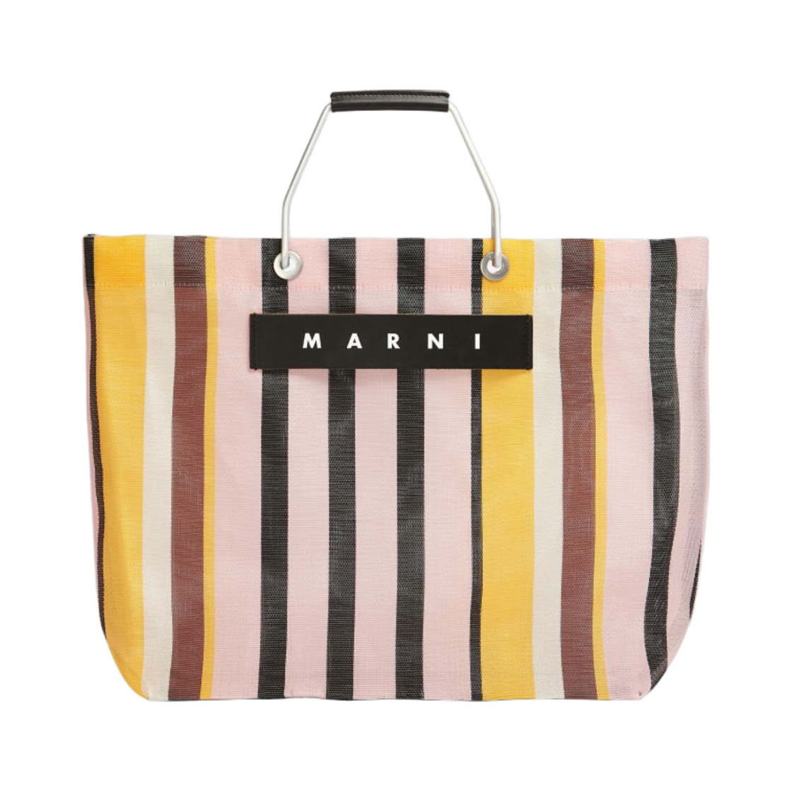 마르니 마켓 스트라이프 백 로즈 소르베(Marni Market Stripe Bag Rose Sorbet) - 1