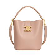 Celine Small Bucket Louise in Smooth Calfskin Soft Peach