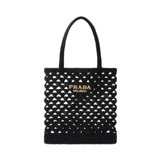 PRADA 最新作 トートバッグ 人気クロシェ A4収納可 Crochet tote PRADA 最新作 トートバッグ 人気クロシェ A4収納可 Crochet tote