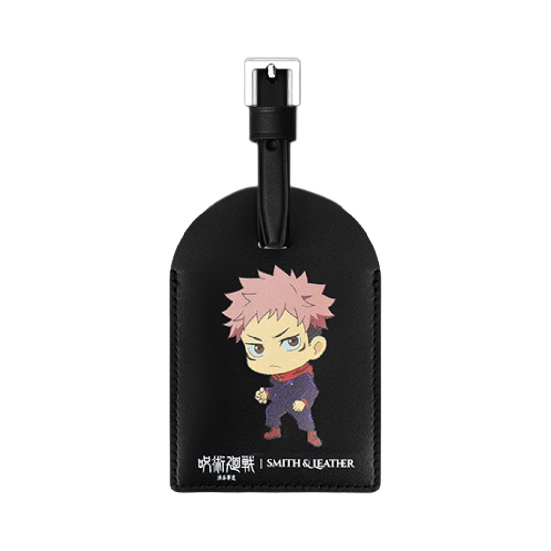 스미스 앤 레더 x 주술회전 레더 러기지 택 이타도리 유지(Smith & Leather x Jujutsu Kaisen Leather Luggage Tag Itadori Yuji)