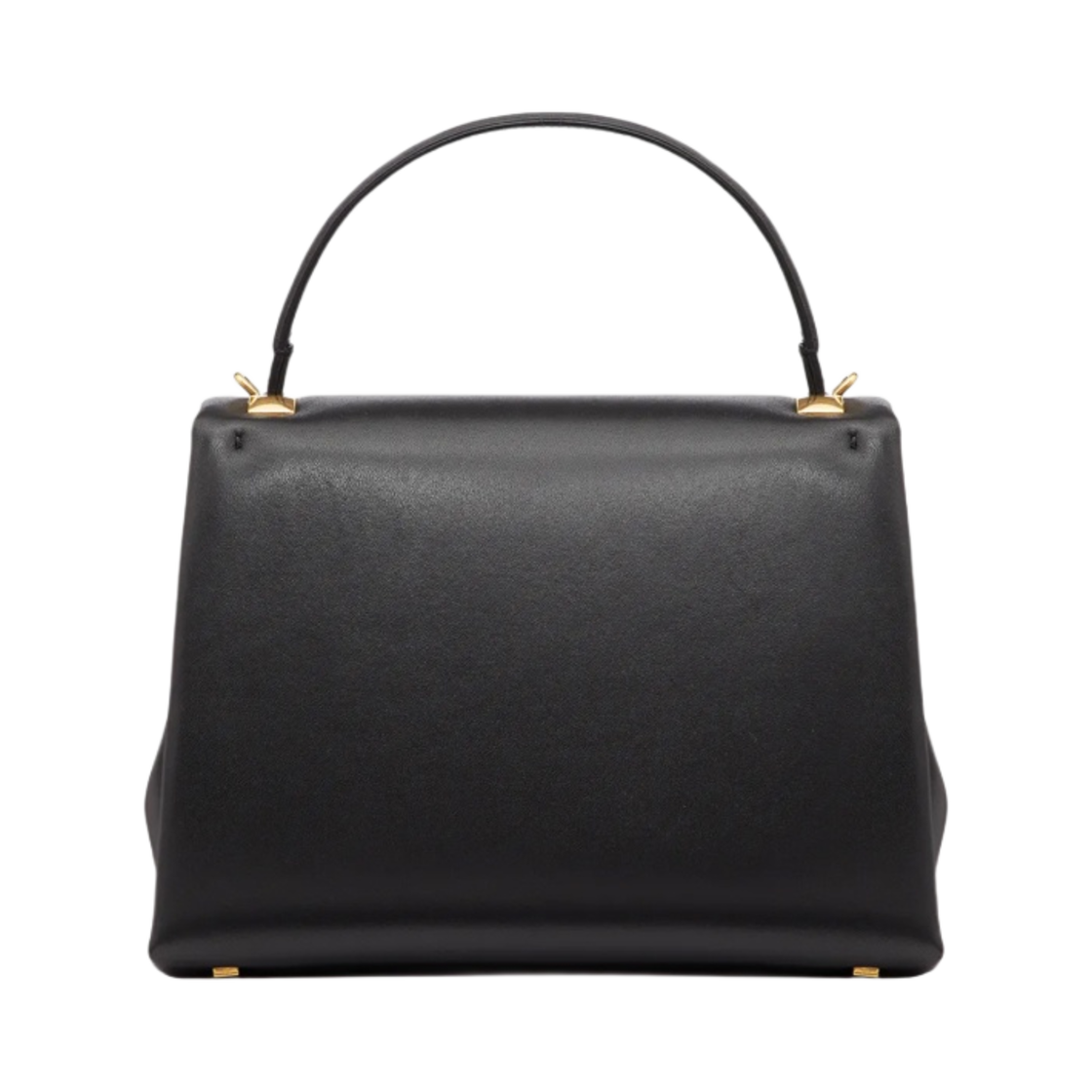 발렌티노 나파 레더 스몰 원 스터드 핸드백 블랙(Valentino Small One Stud Handbag in Nappa Leather Black) - 3