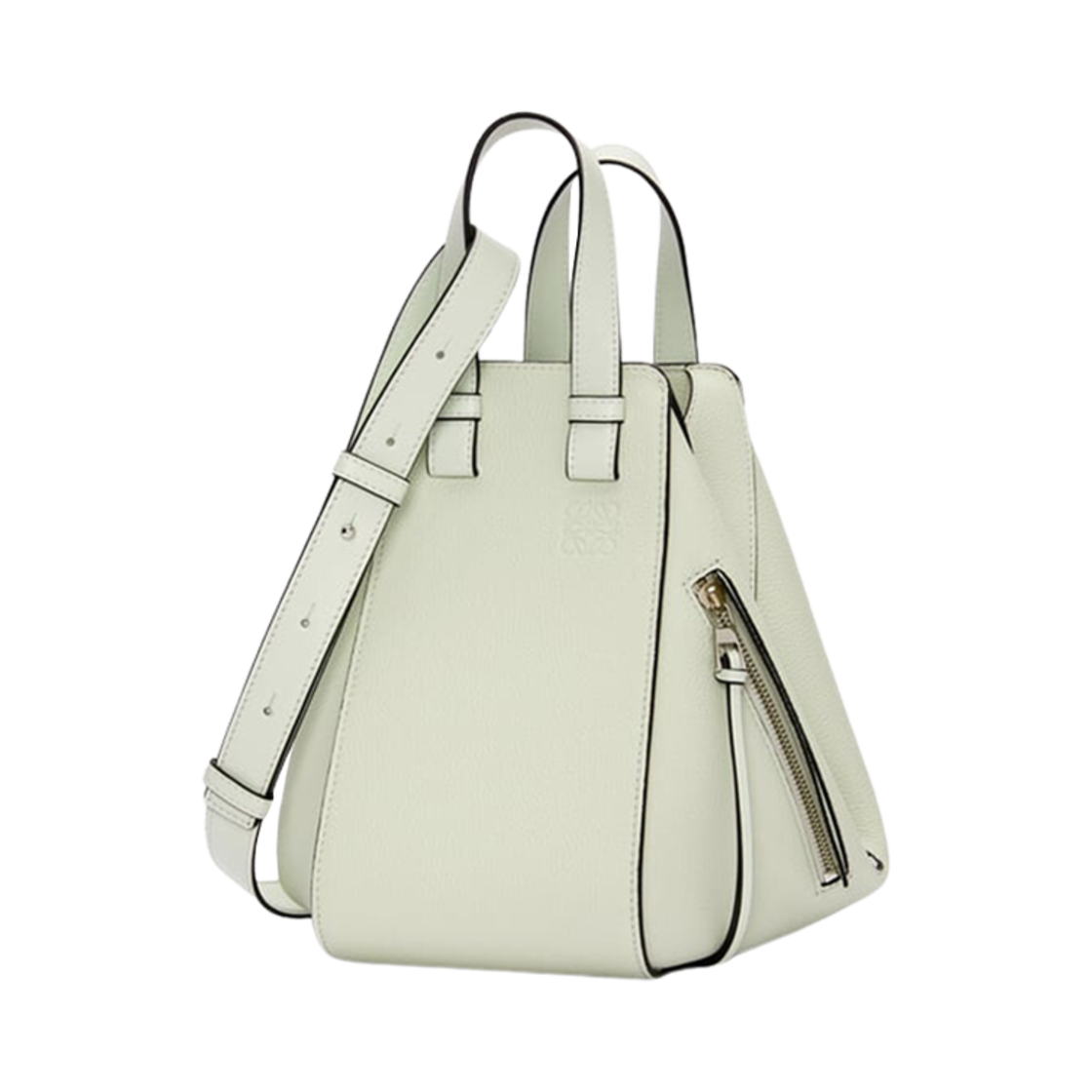 로에베 스몰 해먹 백 인 소프트 그레인드 카프스킨 라이트 셀라돈(Loewe Small Hammock Bag In Soft Grained Calfskin Light Celadon) - 1