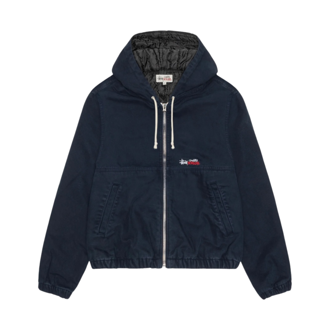 스투시 인슐레이티드 캔버스 워크 자켓 네이비(Stussy Insulated Canvas Work Jacket Navy)