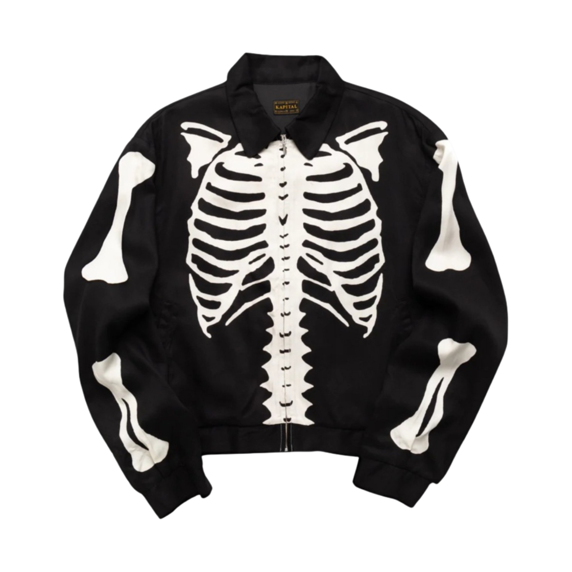 캐피탈 레이온 트윌 본 드리즐러 자켓 블랙(Kapital Rayon Twill Bone Drizzler Jacket Black)