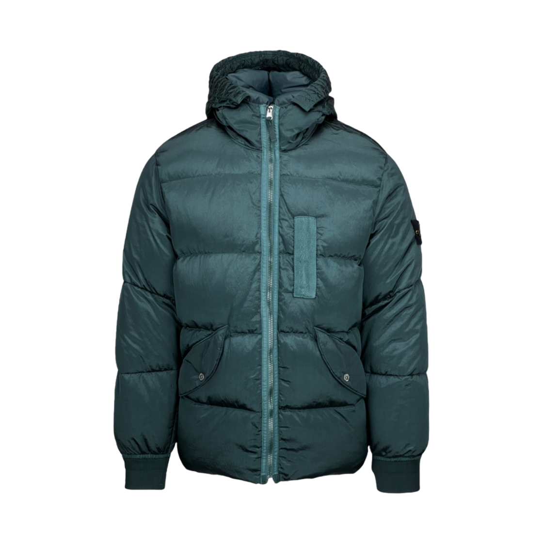 스톤 아일랜드 43619 나일론 메탈 에코닐 재생 나일론 다운 자켓 다크 그린 - 22FW(Stone Island 43619 Nylon Metal Econyl Regenerated Nylon Down Jacket Dark Green - 22FW) - 1