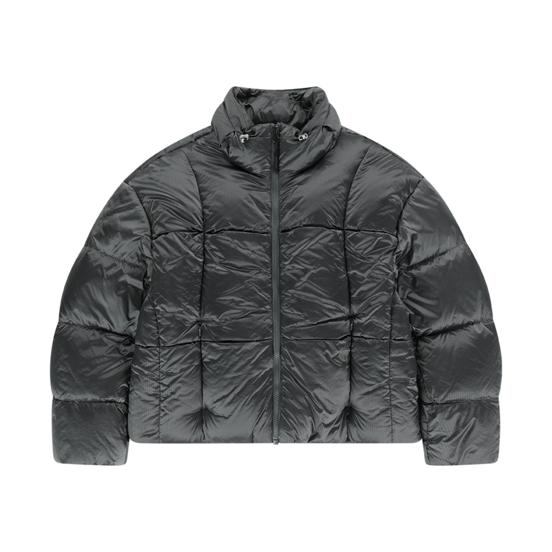 오프그리드 우먼 페이드 구스 다운 숏 푸퍼 차콜(OFFGRID Women Faded Goose Down Short Puffer Charcoal)