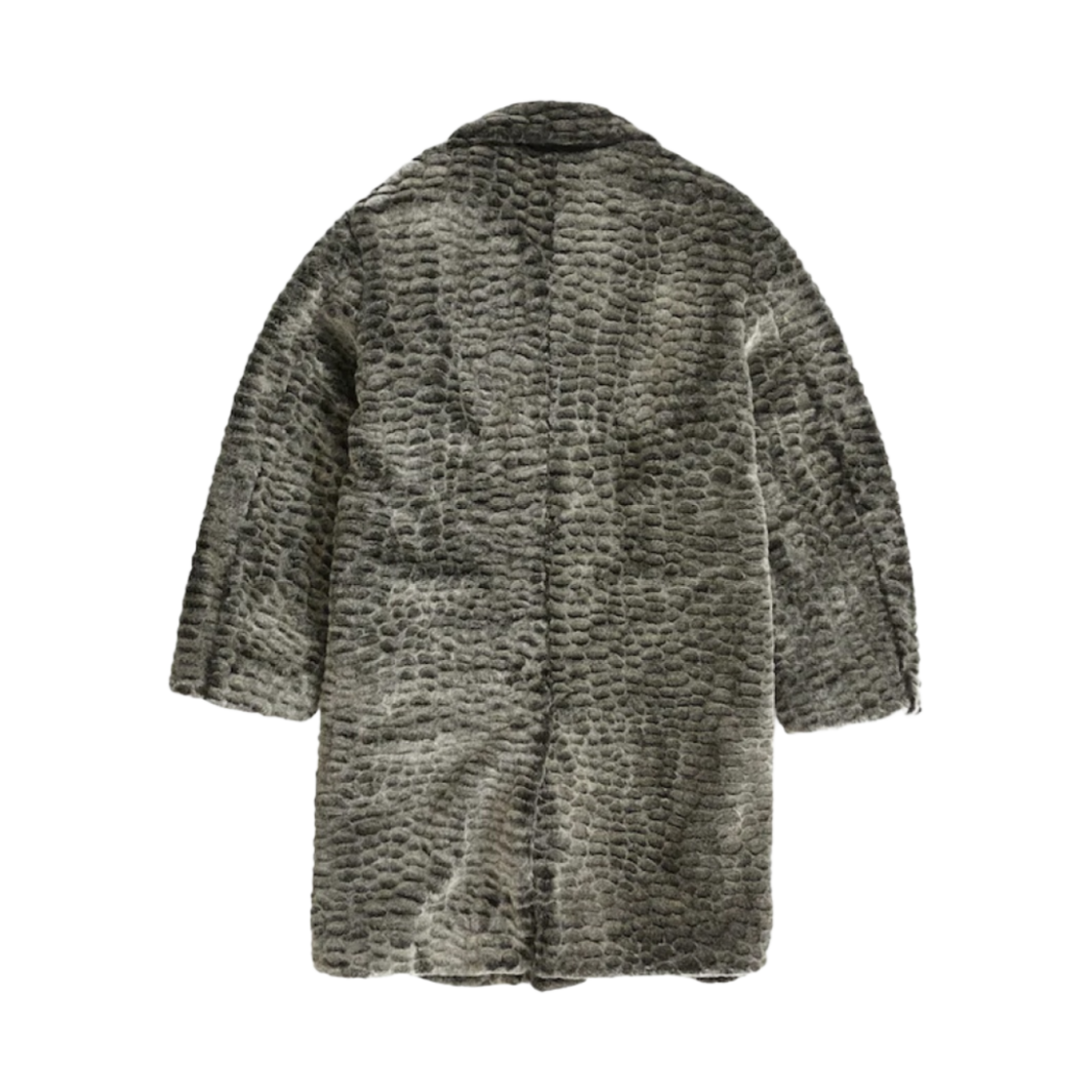 슈프림 크록 포우 퍼 오버코트 블랙 - 23SS(Supreme Croc Faux Fur Overcoat Black - 23SS) - 2
