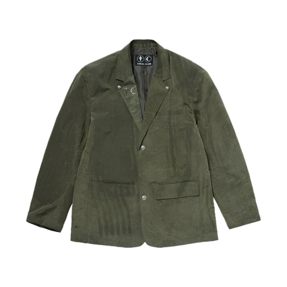 떠그 클럽 바이오 리사이클 블레이저 카키(Thug Club Bio Recycle Blazer Khaki)