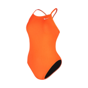 (W) Nike Swim Answer Solid Cut Out Total Orange