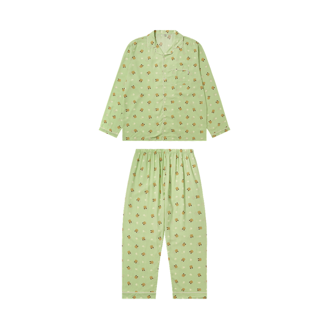 스파오 X 우왁굳 이세계 아이돌 긴팔 파자마 비챤(Spao x Woowakgood Isegye Idol Long Sleeve Pajama Viichan)