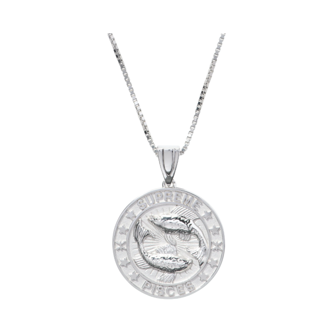슈프림 x 제이콥 앤 코 스털링 실버 조디악 펜던트 실버 파이시즈 - 24FW(Supreme x Jacob & Co. Sterling Silver Zodiac Pendant Silver Pisces - 24FW) - 1