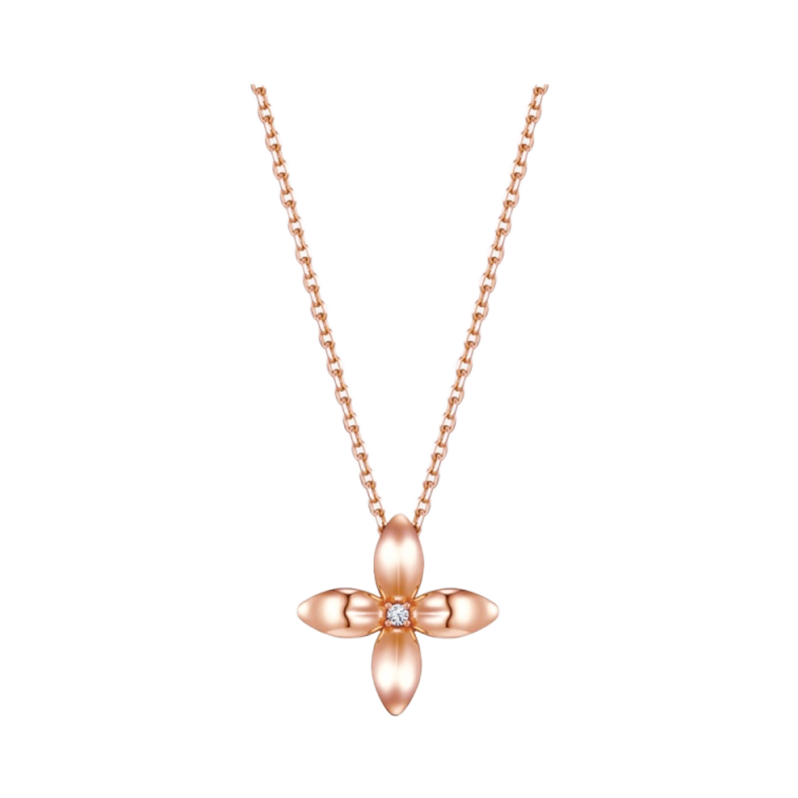 골든 듀 펄시피아 쁘띠3 펜던트 핑크 골드 (체인 제외)(Golden Dew Persipia Petite3 Pendant Pink Gold (Excluding chain))