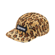 Supreme x GOODENOUGH Crushed Rayon Pile Camp Cap Leopard - 25SS