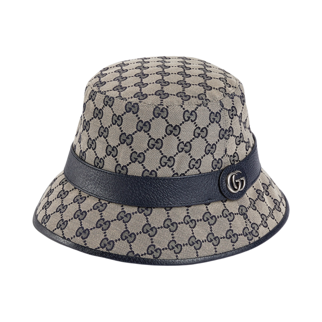 576587-4HG53-4068 Gucci GG Canvas Bucket Hat Beige Blue Supreme