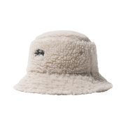 Stussy Sherpa Bucket Hat Oatmeal