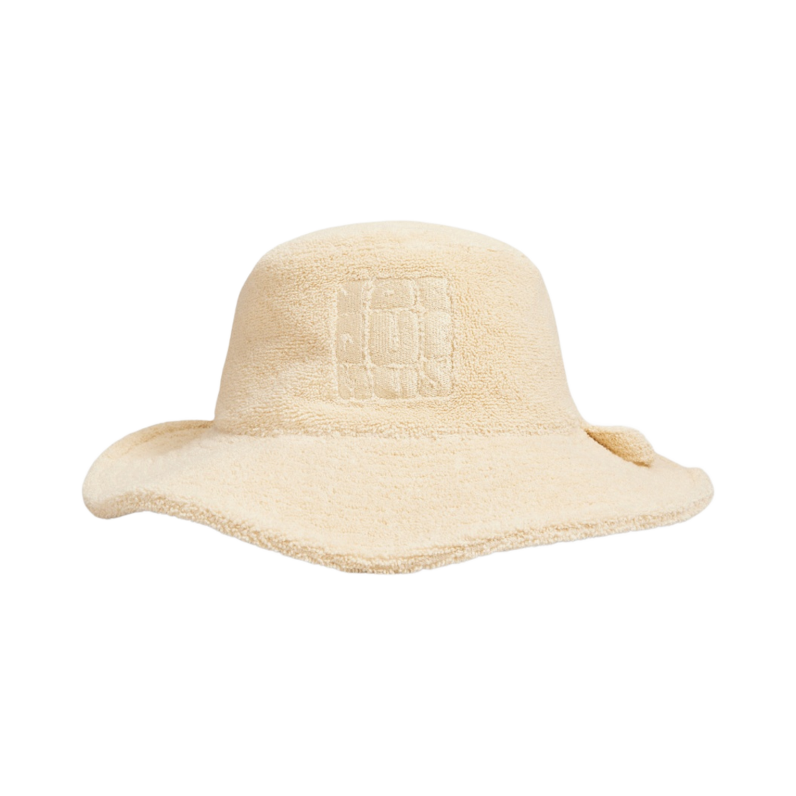 자크뮈스 르 밥 반호 테리 클로스 버킷햇 라이트 베이지(Jacquemus Le Bob Banho Terry Cloth Bucket Hat Light Beige) - 1