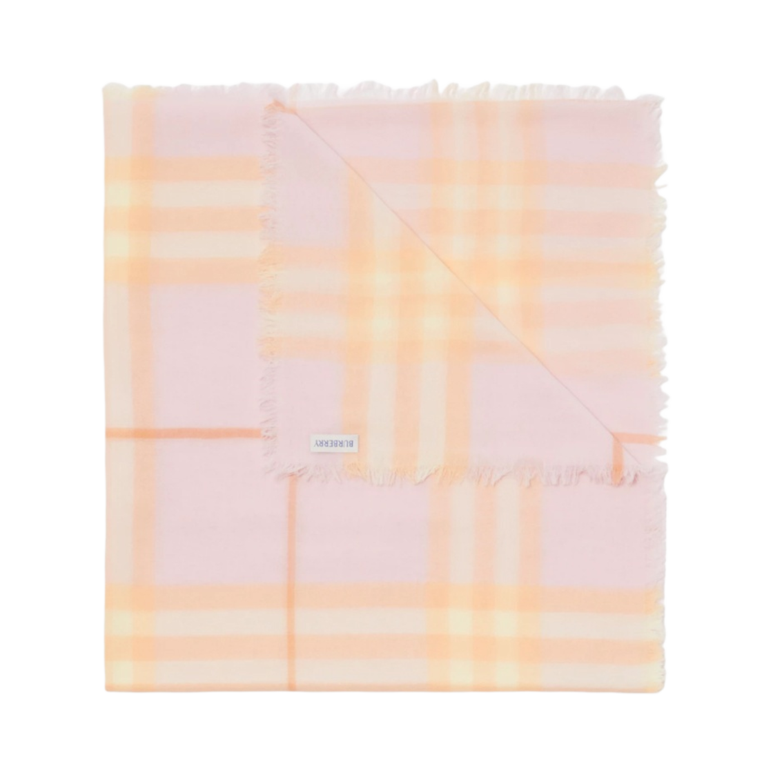 버버리 체크 울 머플러 카메오(Burberry Check Wool Muffler Cameo) - 2