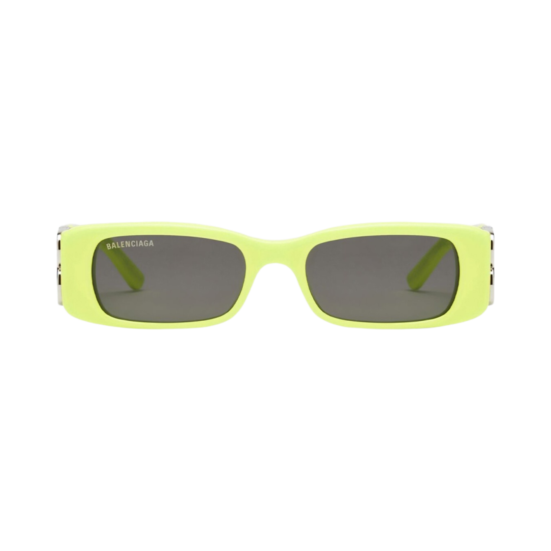 (W) 발렌시아가 다이내스티 렉탱글 선글라스 옐로우((W) Balenciaga Dynasty Rectangle Sunglasses Yellow) - 1