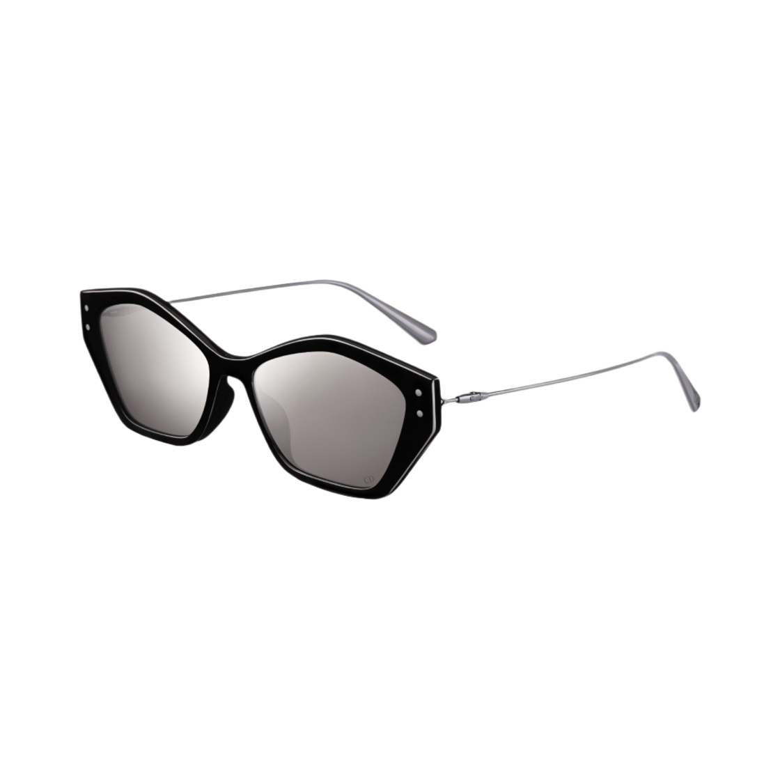 (W) 디올 미스디올 S1U 건메탈 미러 버터플라이 선글라스((W) Dior Missdior S1U Gunmetal Mirrored Butterfly Sunglasses) - 1