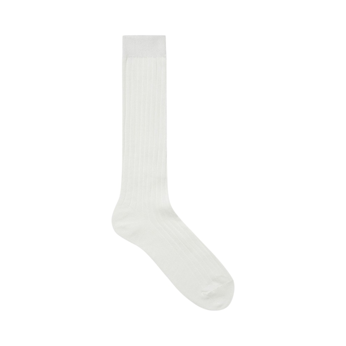 NU4PSO01WT Noice Ribbed Socks White