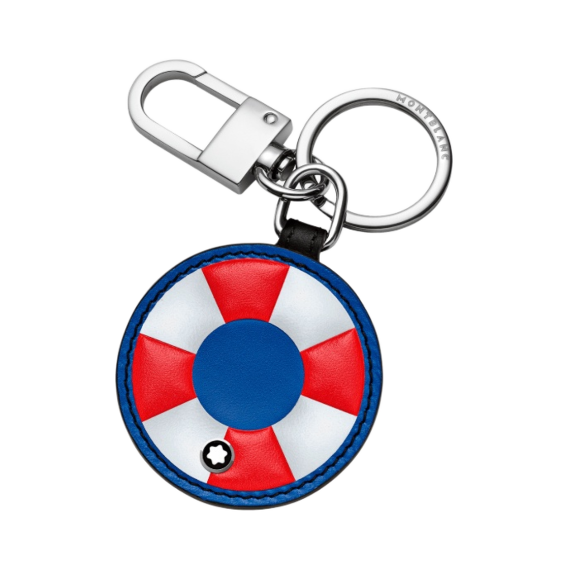 124585 Montblanc Meisterstuck Soft Grain Life Ring Key Chain Multicolour